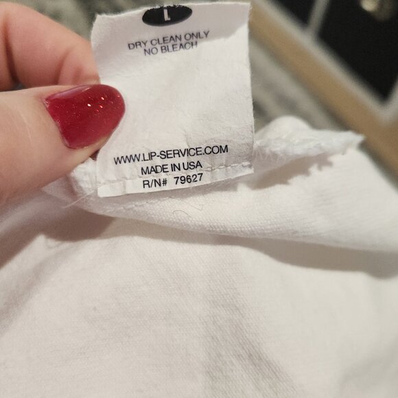 RARE Vintage Lip Service Institutionalized Bondage Canvas Dress - - Picture 9 of 10